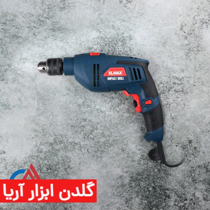 دریل 13 میلی متر چکشی 600 وات المکس مدل 143
