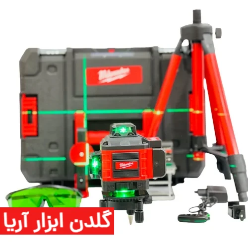 تراز لیزری میلواکی نور سبز و 360 درجه مدل M16x