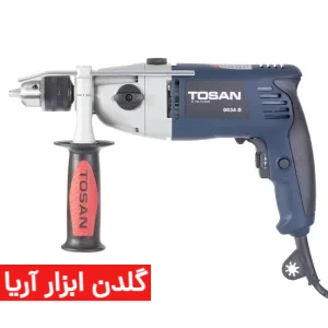 دریل چکشی گیربکسی 13 میلی‌متر 1050 وات آچاری توسن مدل 0034D