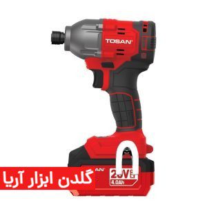 پیچ‌گوشتی شارژی ضربه‌ای براشلس 20 ولت توسن مدل 9520BIS