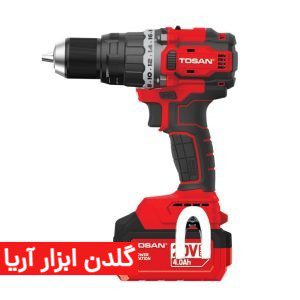 دریل پیچ‌گوشتی شارژی چکشی براشلس 20 ولت توسن مدل 9621BHS