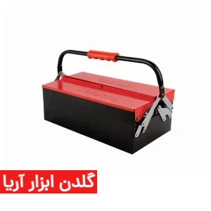 جعبه ابزار فلزی اتوماتیک دنلکس 30 سانت دوطبقه مدل DH-1032