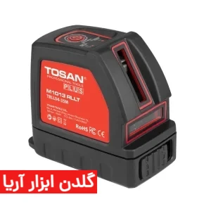 تراز لیزری دو خط قرمز به همراه سه‌پایه و کیف برزنتی توسن مدل M1013 RLLT