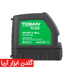 تراز لیزری دو خط سبز به همراه کیف برزنتی توسن مدل M1011 GLL