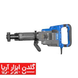 چکش تخریب 18/5 کیلویی 1700 وات صنعتی 80 ژول گریسی- 2549- با کیف BMC نووا