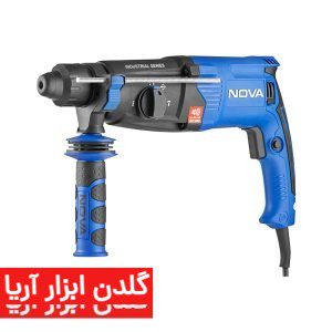 دریل بتن کن سه کاره 28 میلیمتری 850 وات -2428 -با کیف BMC نووا