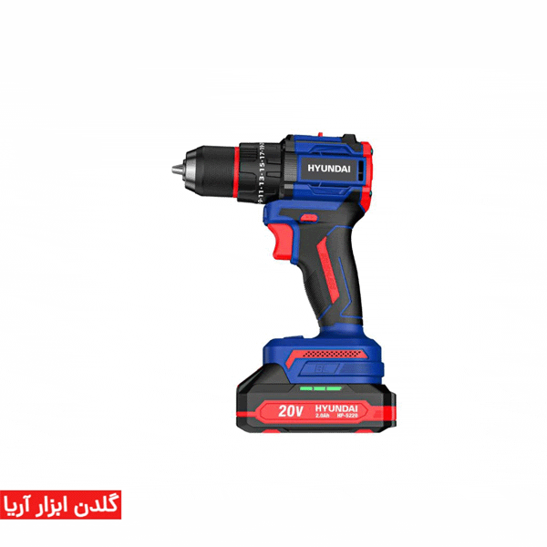 دریل شارژی چکشی براشلس هیوندای مدل HP-5220