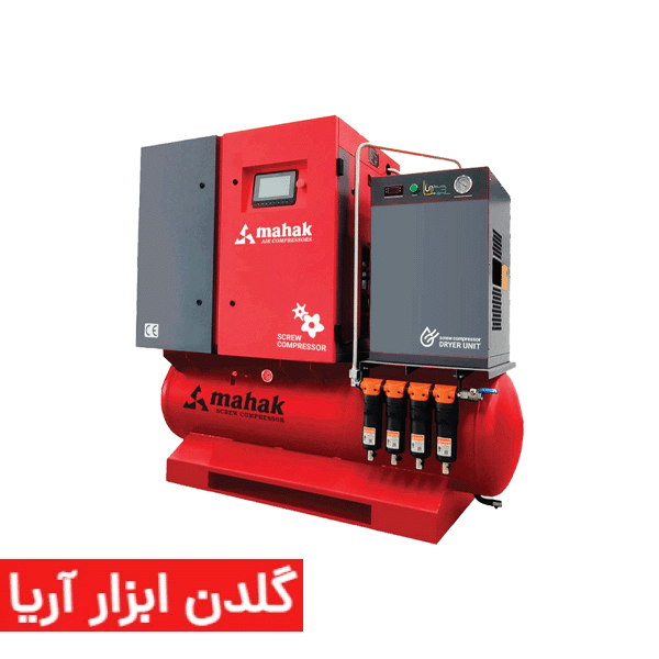 کمپرسور اسکرو 500 لیتر 7.5 کیلووات محک مدل SAC-7.5V