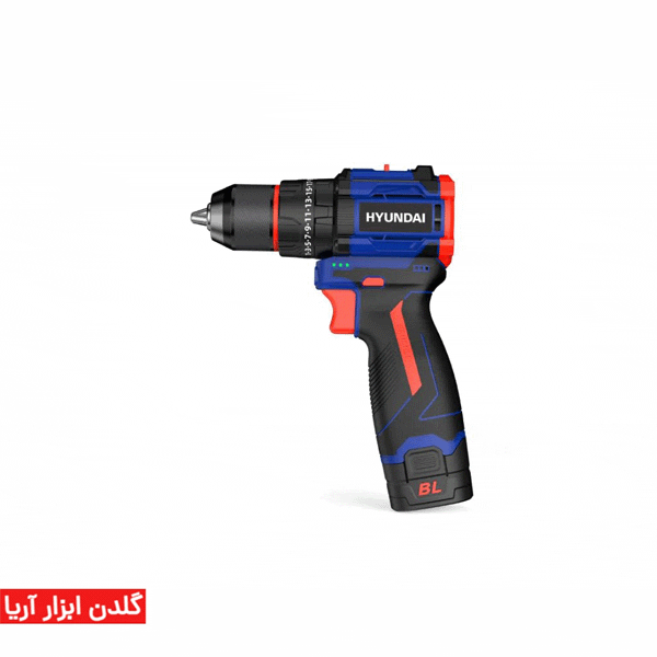دریل شارژی چکشی براشلس هیوندای مدل HP-5216