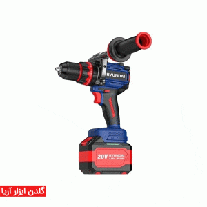 دریل شارژی چکشی براشلس هیوندای مدل HP-5260