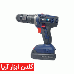 دریل شارژی چکشی گیربکسی 20 ولت اکتیو مدل AC-3520i
