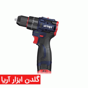 دریل پیچگوشتی چکشی 16.8 ولت براشلس اکتیو مدل AC-3216BL
