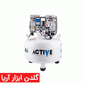 کمپرسور باد دو سیلندر بی صدا 35 لیتری 0.75 اسب بخار اکتیو مدل AC-1335SP