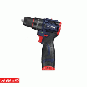 دریل پیچگوشتی چکشی شارژی 16.8 ولت براشلس اکتیو مدل AC-3117BL