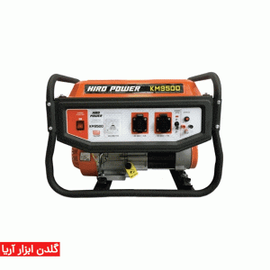 موتور برق بنزینی تک فاز 3.8 کیلووات هیرو پاور KM9500